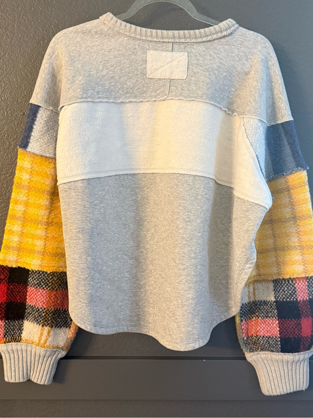 WE THE FREE • Easy on me pullover sweatshirt - patchwork - Small - free people - Picture 7 of 7